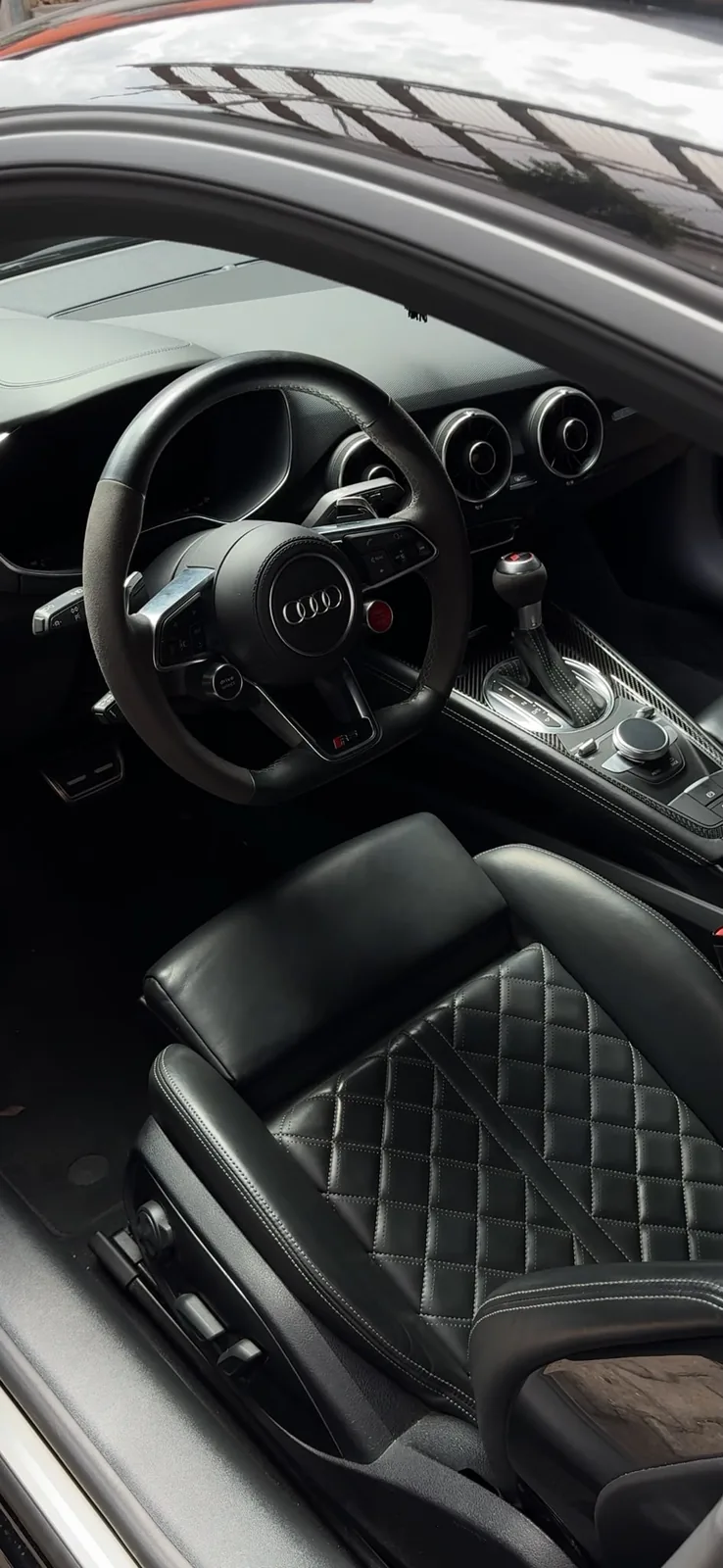 Gereinigter Audi TT RS Innenraum